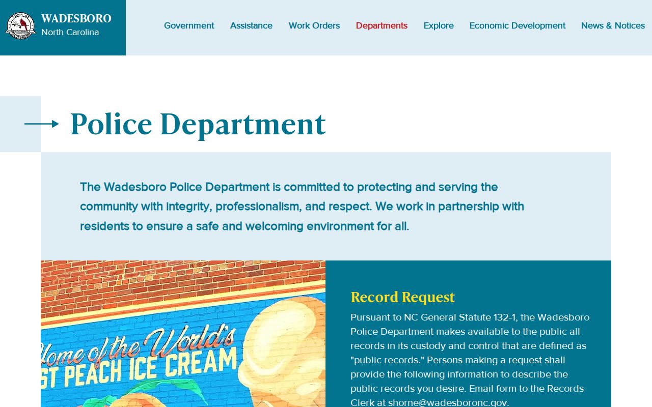 Anson County Wadesboro Court Records source image of Wadesboro Police public-safety channel